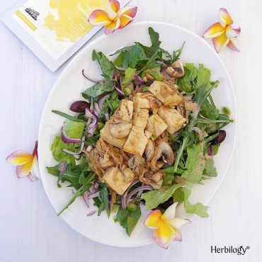 Warm Turmeric Tofu Salad