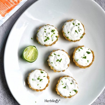 Turmeric Coconut Lime Tarts